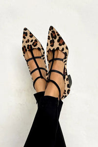 Arden™ | Leopard Strap Heels for Her