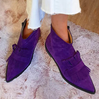 Brielle™ | Fringed Ankle Boots for Women