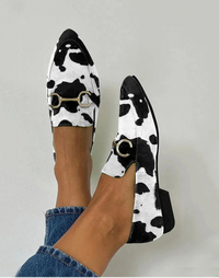 Diana™ | Printed Buckle Detail Loafers for Her