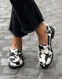 Emeryn™ | Cow-Print Loafers for Her
