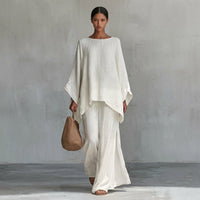 Christine | Long Sleeve Top and Wide-Leg Trouser Set