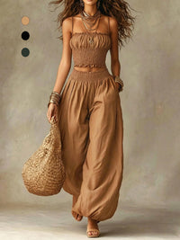 Marisol - Smocked Two-Piece Set