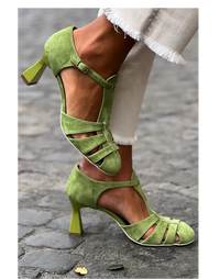 Isabel™ | Vintage Strap Heels for Women