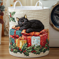 Christmas Catnap Laundry Basket - 2