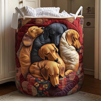 Dachshund Snooze Laundry Basket