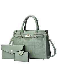 Bella Borsa - Croc-Embossed Crossbody Bag