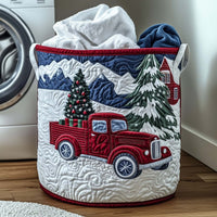Winter Mountain Delivery Laundry Basket - 2
